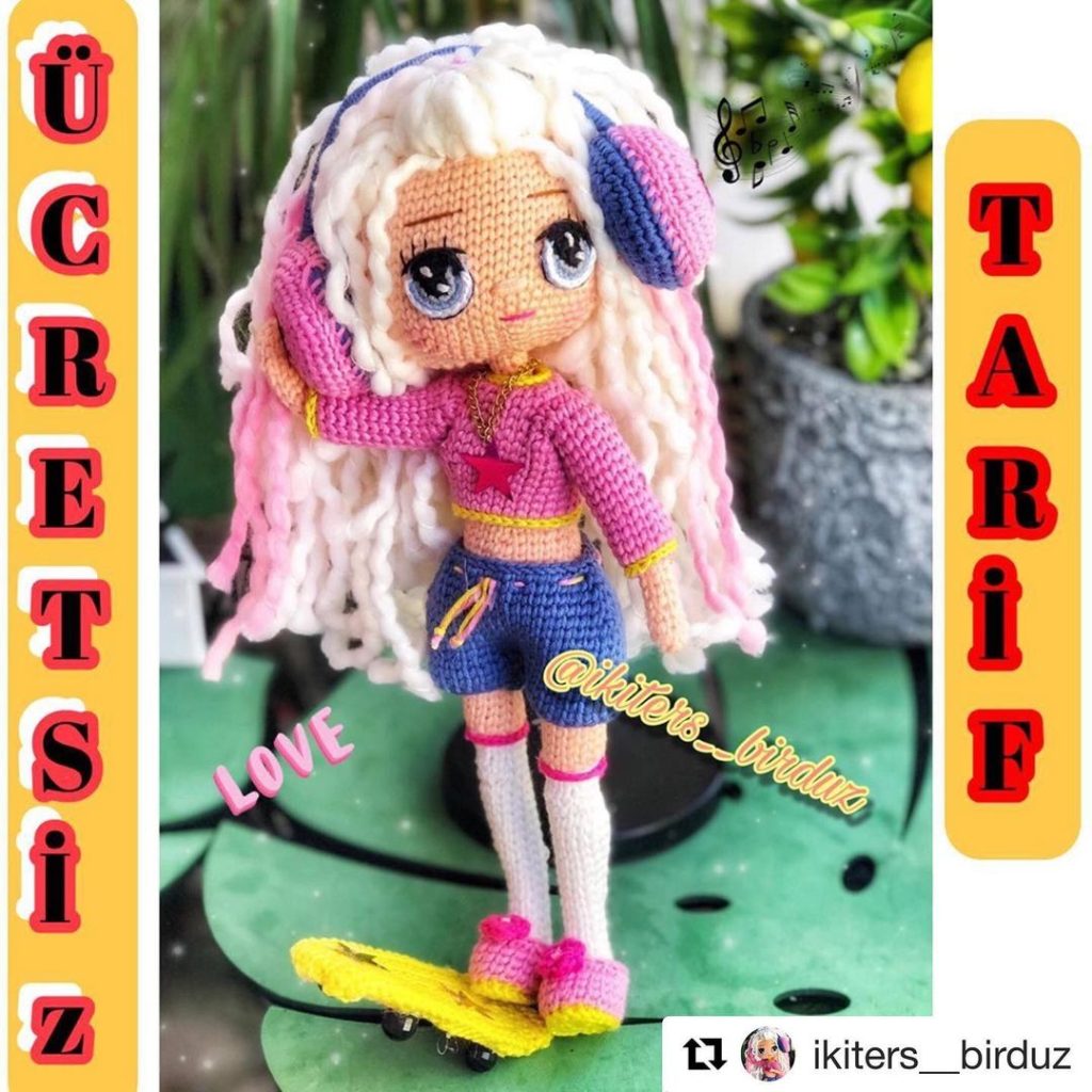Barbie Bebek amigurumi tarifi