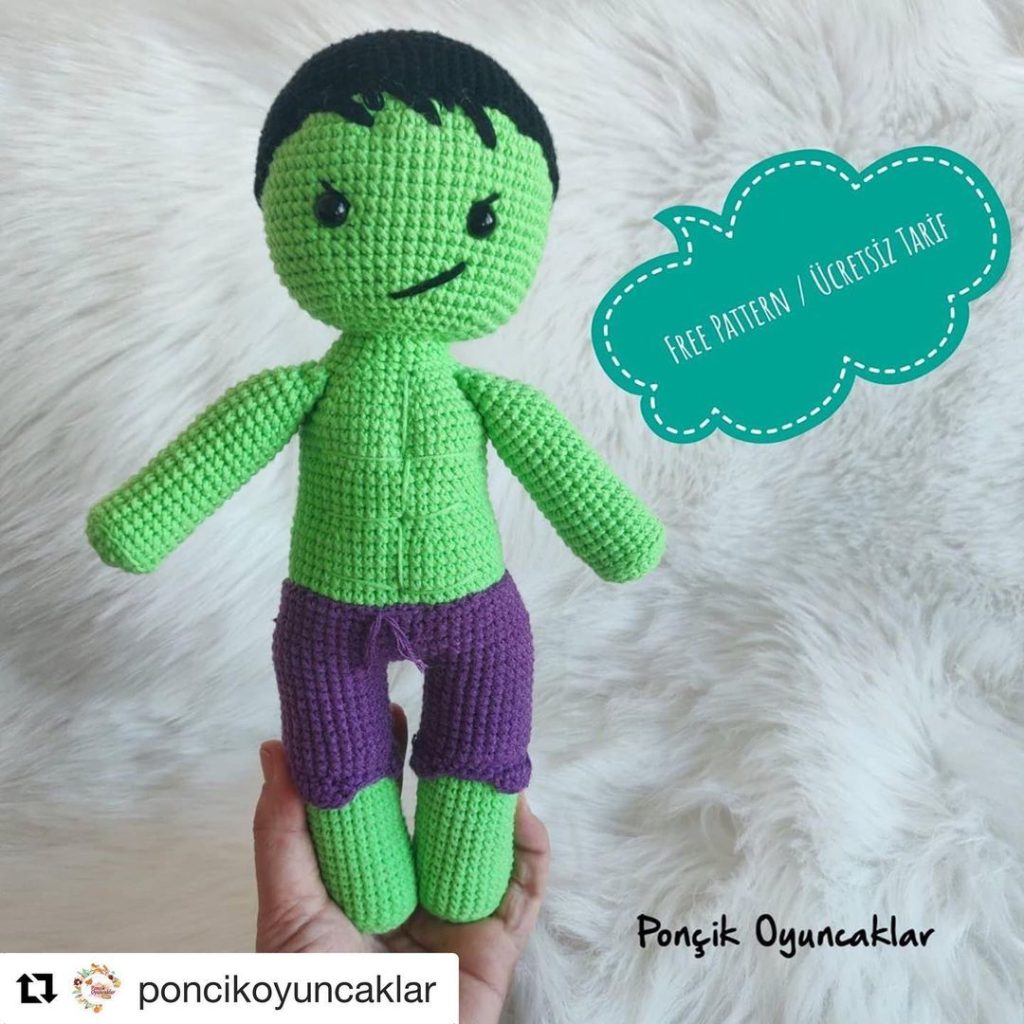 Hulk Bey amigurumi tarifi