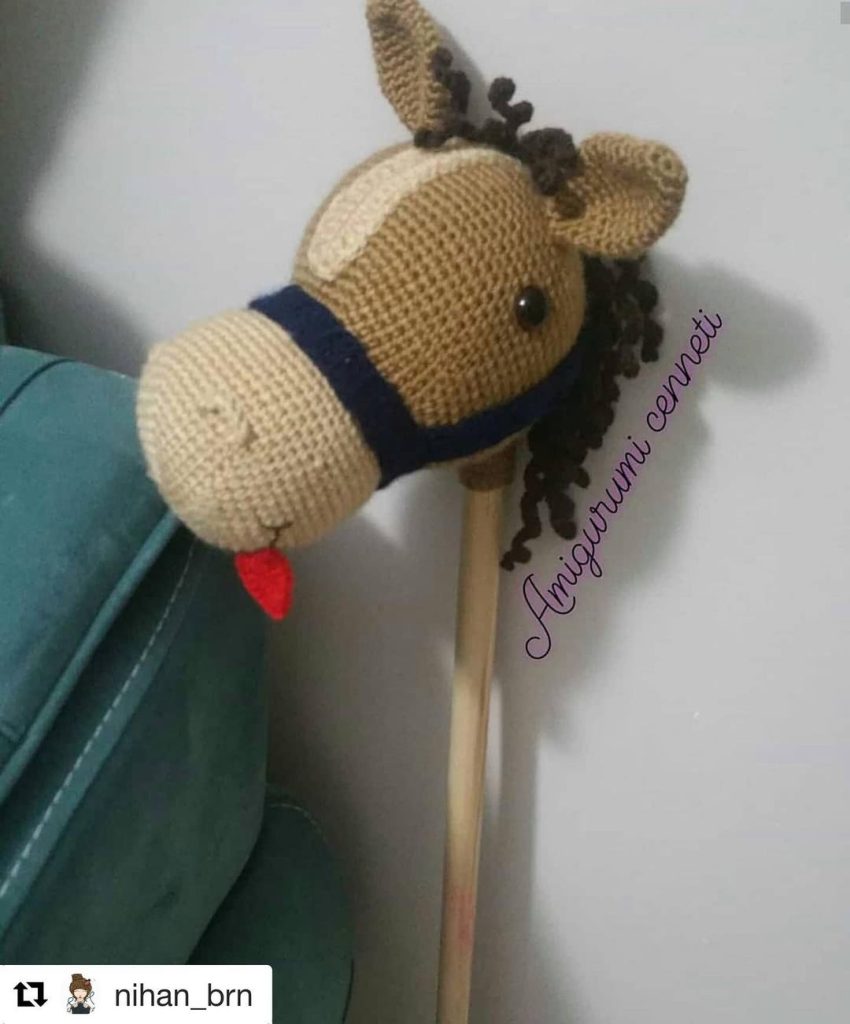 Sopalı At amigurumi tarifi