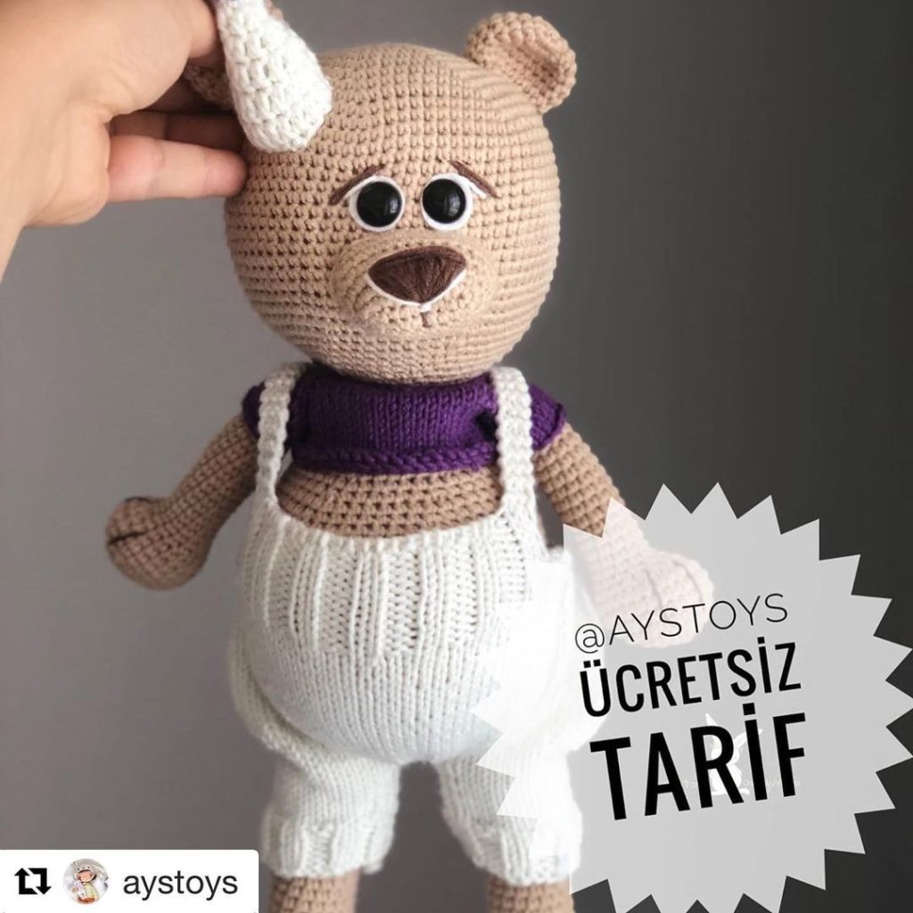 Ayı Dobi amigurumi tarifi