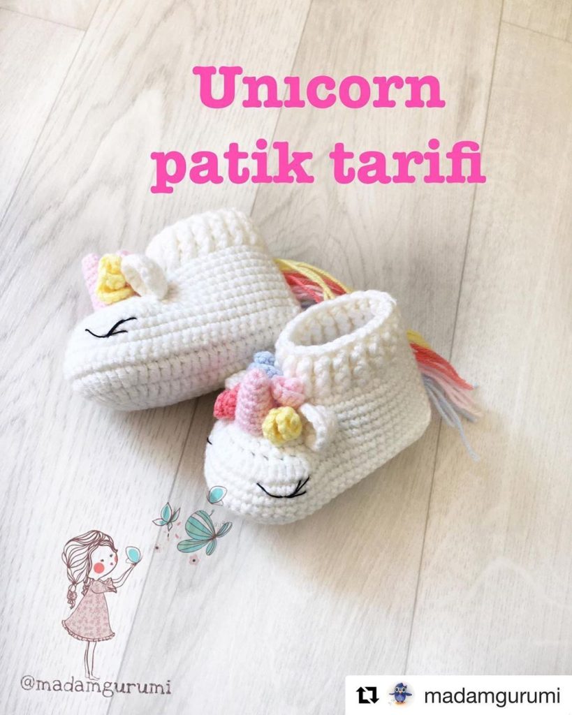 Unicorn Patik amigurumi tarifi