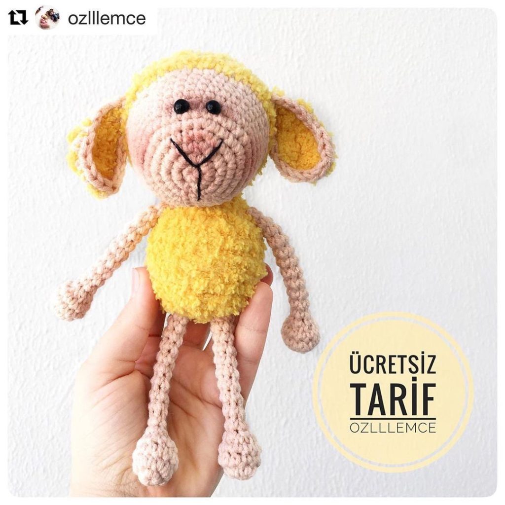 Sarı Kuzu amigurumi tarifi
