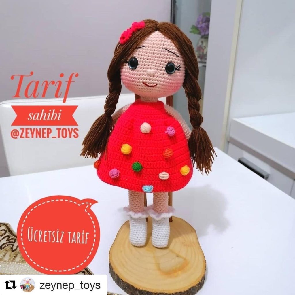 Gülçiçek Bebek amigurumi tarifi