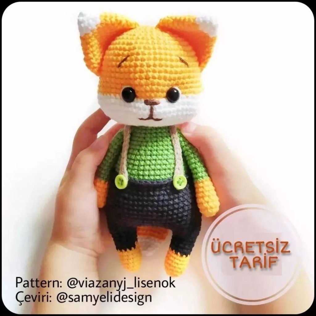 Tilki amigurumi tarifi