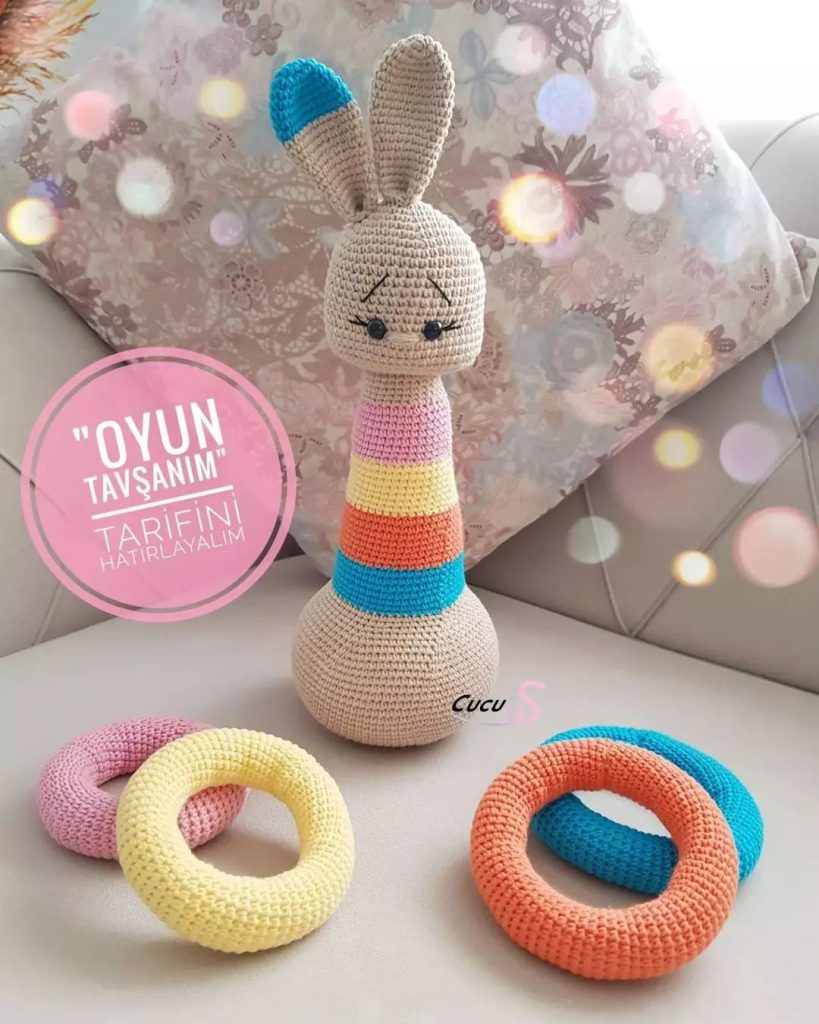 Oyun Tavşanı amigurumi tarifi
