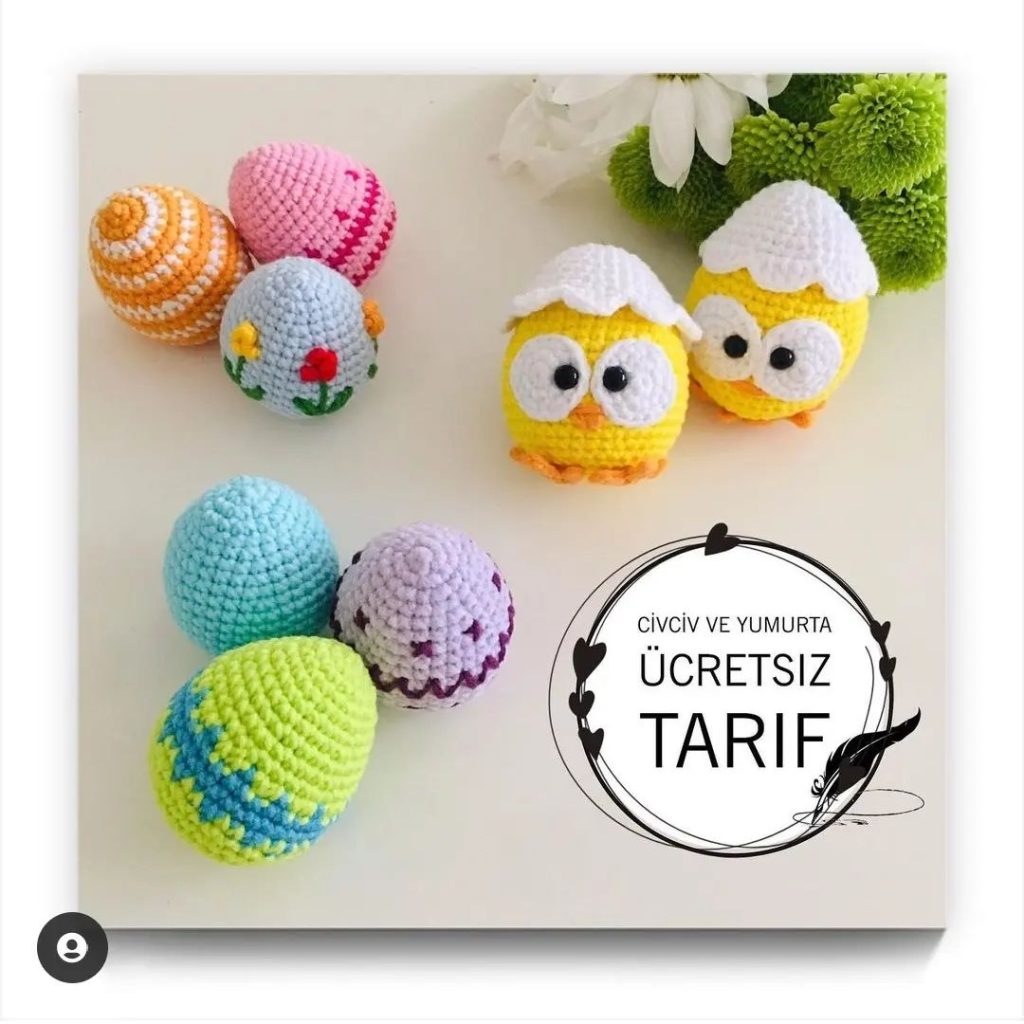 Yumurtalar amigurumi tarifi