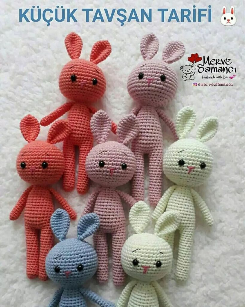 Küçük Tavşan Tarifi amigurumi tarifi
