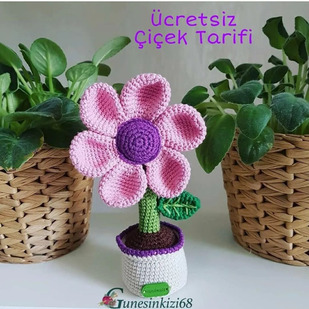 Çiçek Tarifi amigurumi tarifi