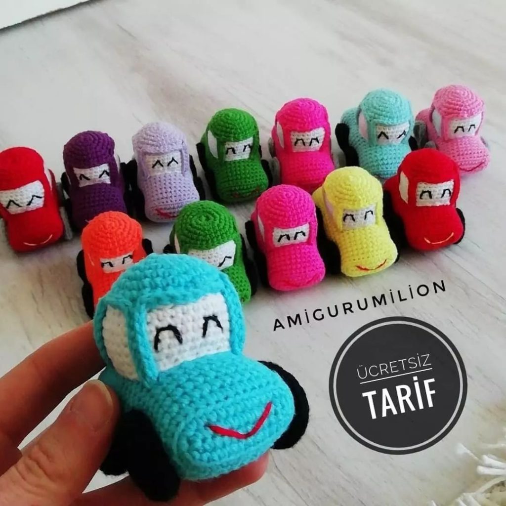 Vosvos Araba amigurumi tarifi