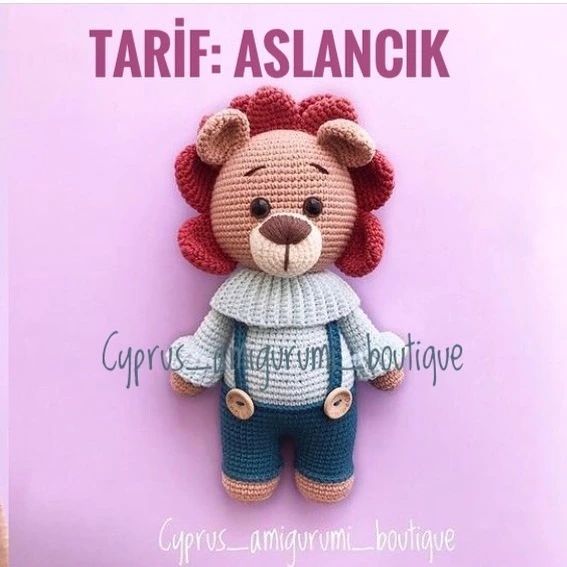 Aslancık amigurumi tarifi
