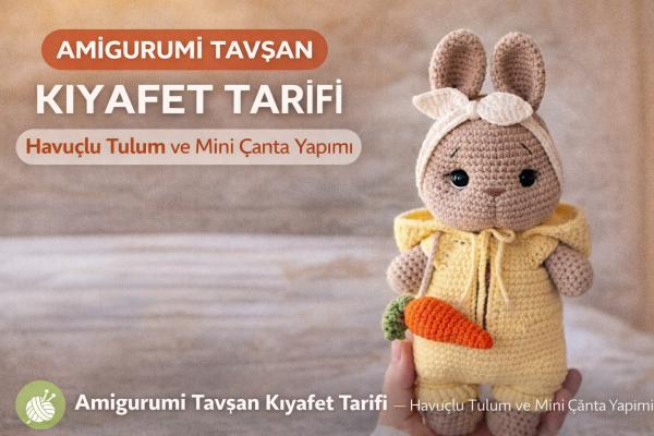 Amigurumi Tavşan Kıyafet Tarifi