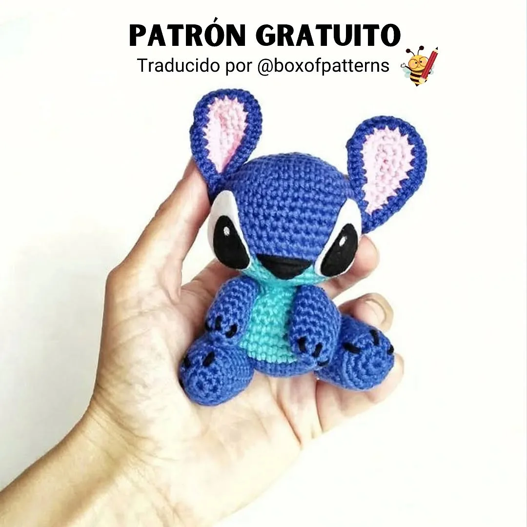 Sevimli Mavi Karakter Amigurumi Amigurumi