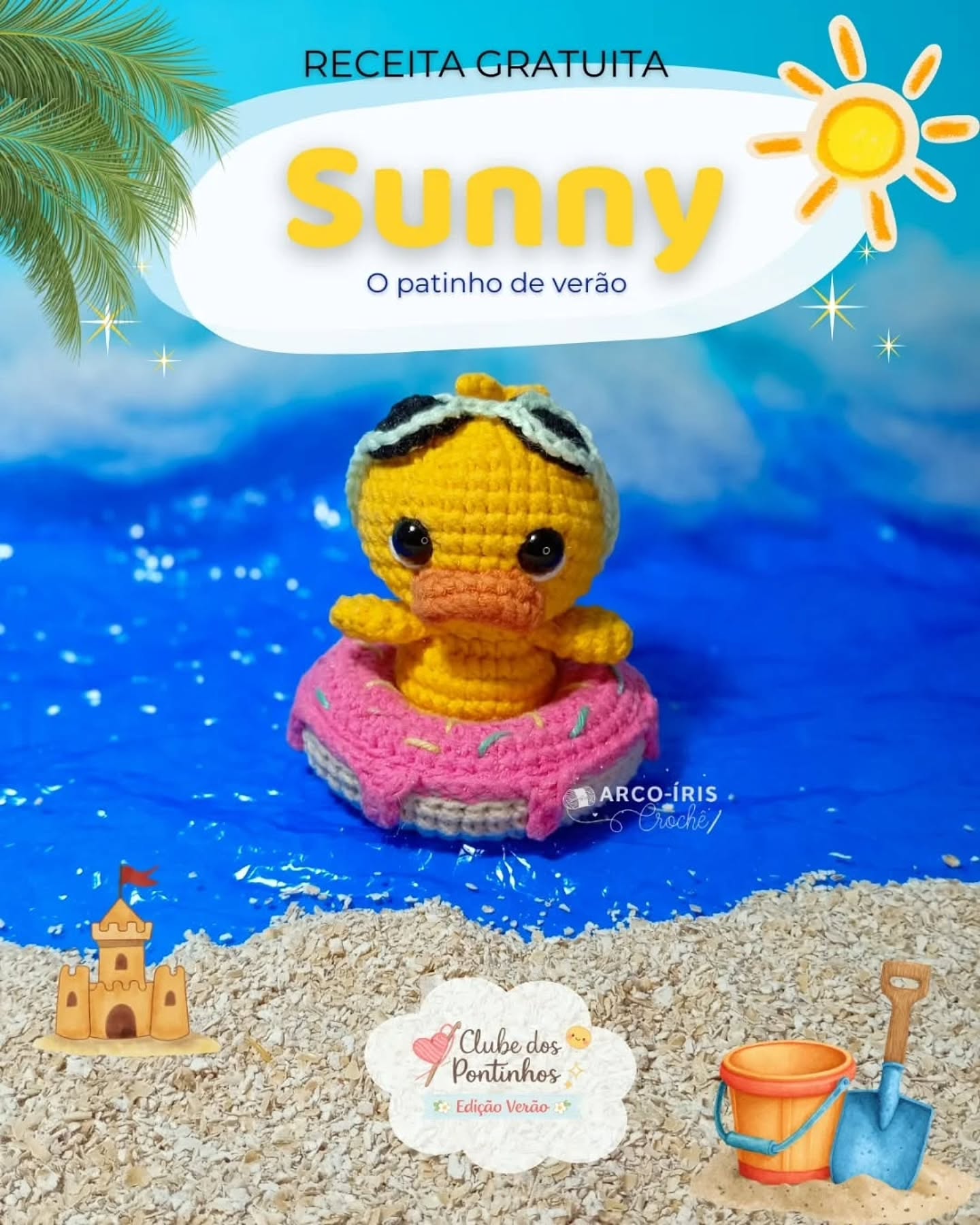 Sunny Yaz Ördeği Amigurumi