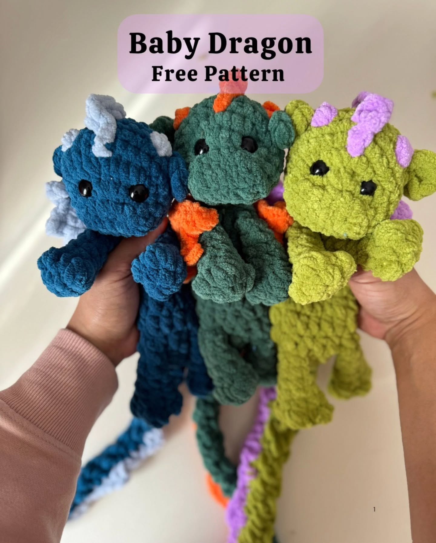 Bebek Ejderha Amigurumi