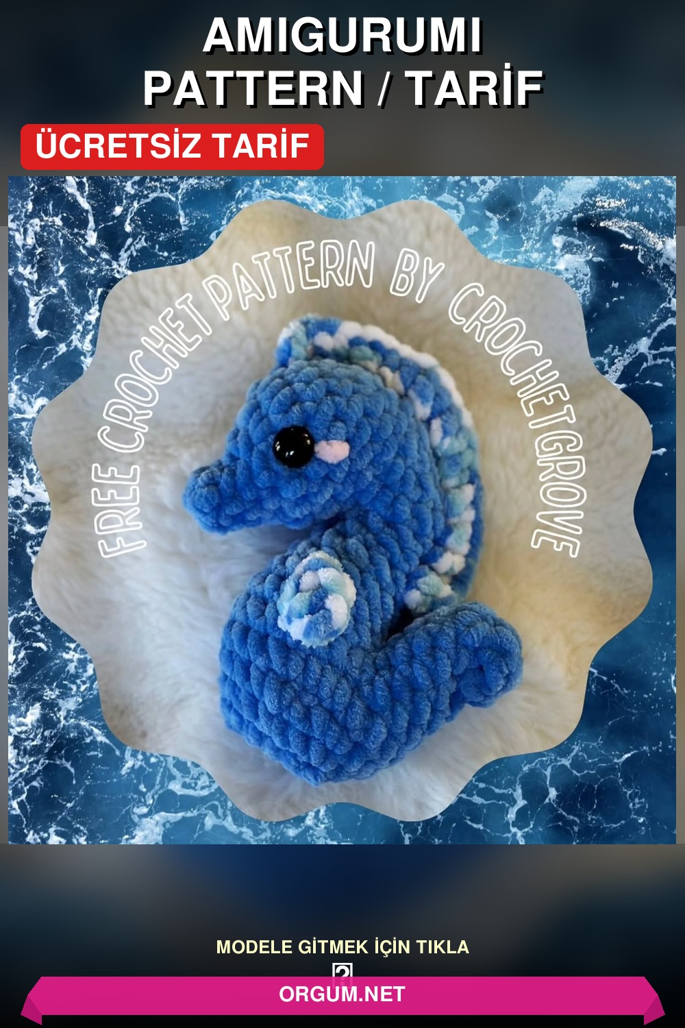 Bebek Denizatı Amigurumi Tarifi: Sevimli Ve Hızlı Örgü Projesi 5 Bebek Denizatı Amigurumi Tarifi Pin