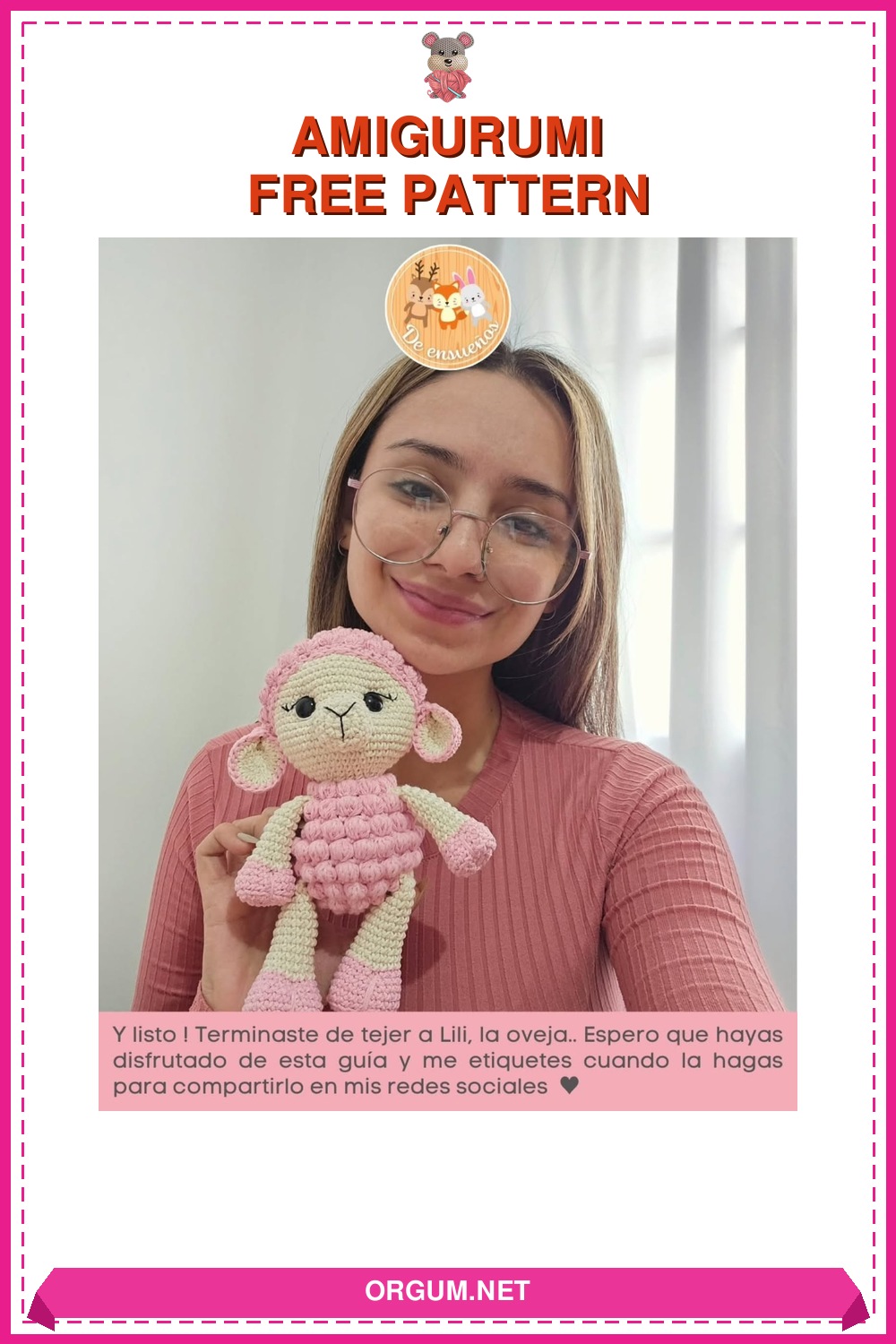Lili Kuzu Amigurumi Tarifi Pin