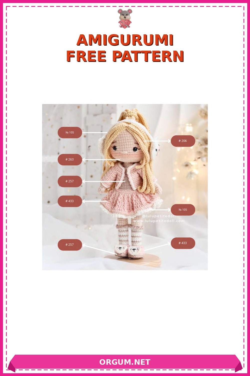 Kamilla Bebek Amigurumi Tarifi: Ücretsiz Ve Detaylı Anlatım 6 Kamilla Bebek Amigurumi Tarifi Pin