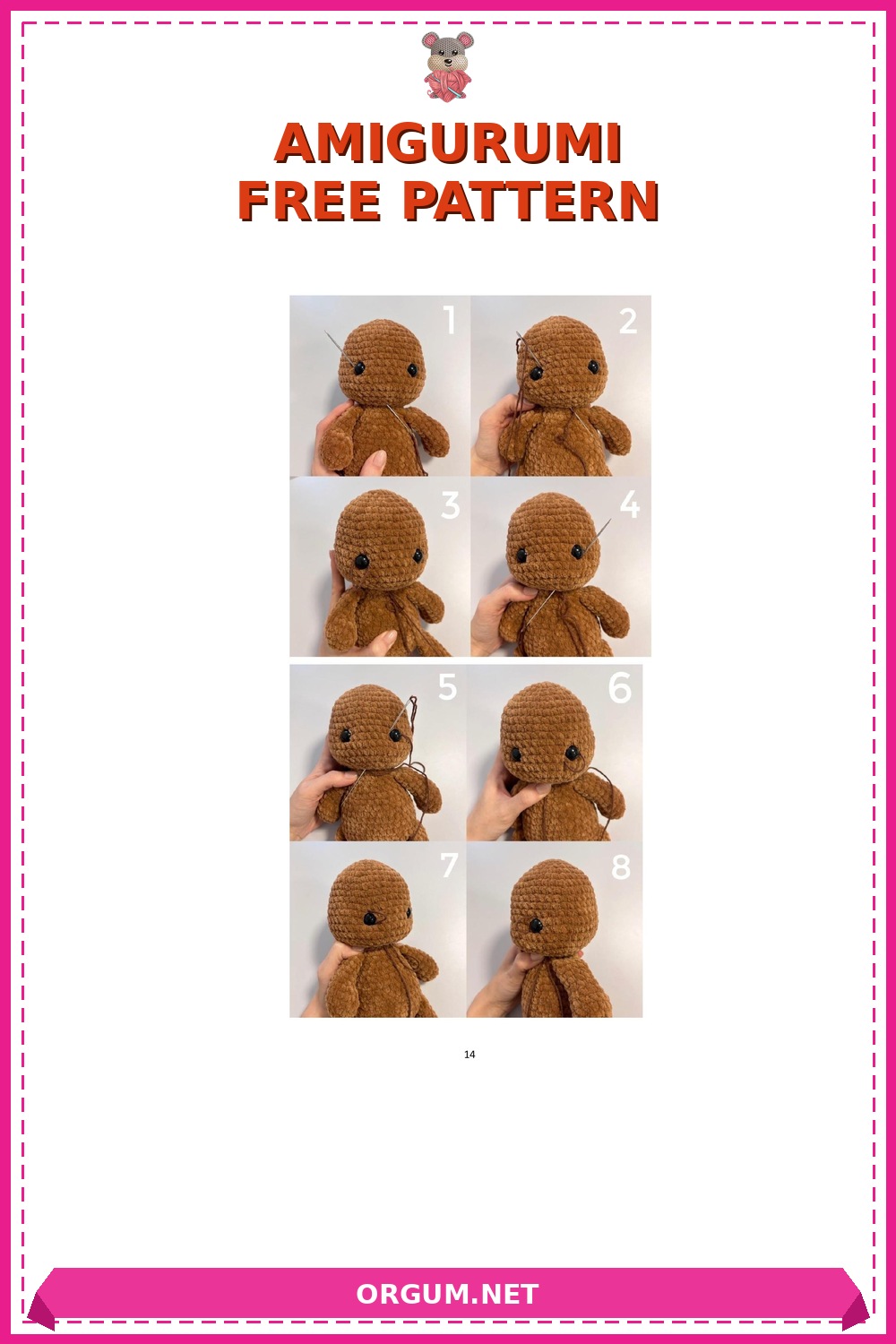 Peluş Bebekler Ayı Ve Tavşan Amigurumi Tarifi Pin