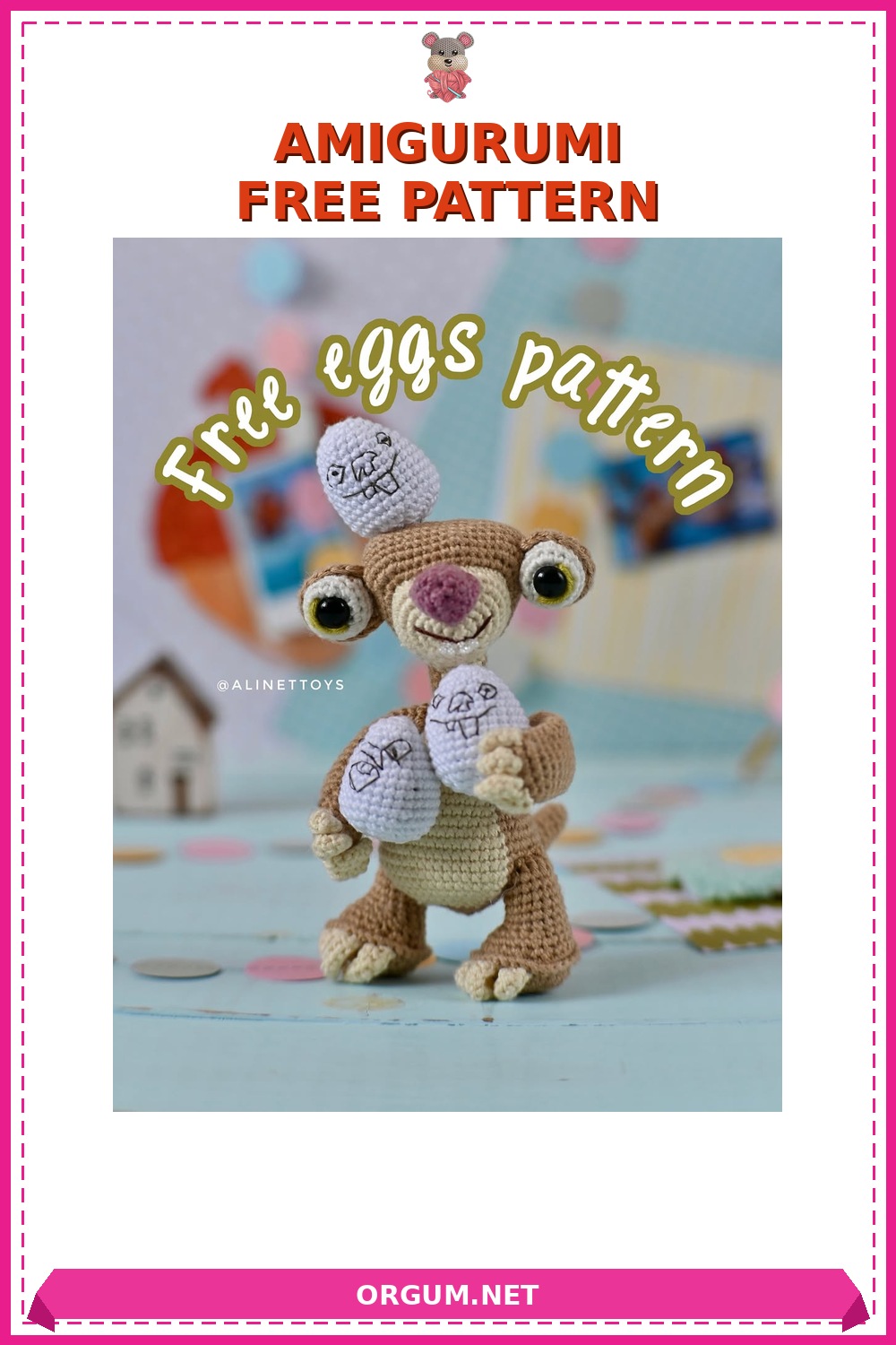 Amigurumi Paskalya Yumurtası Amigurumi Tarifi Pin