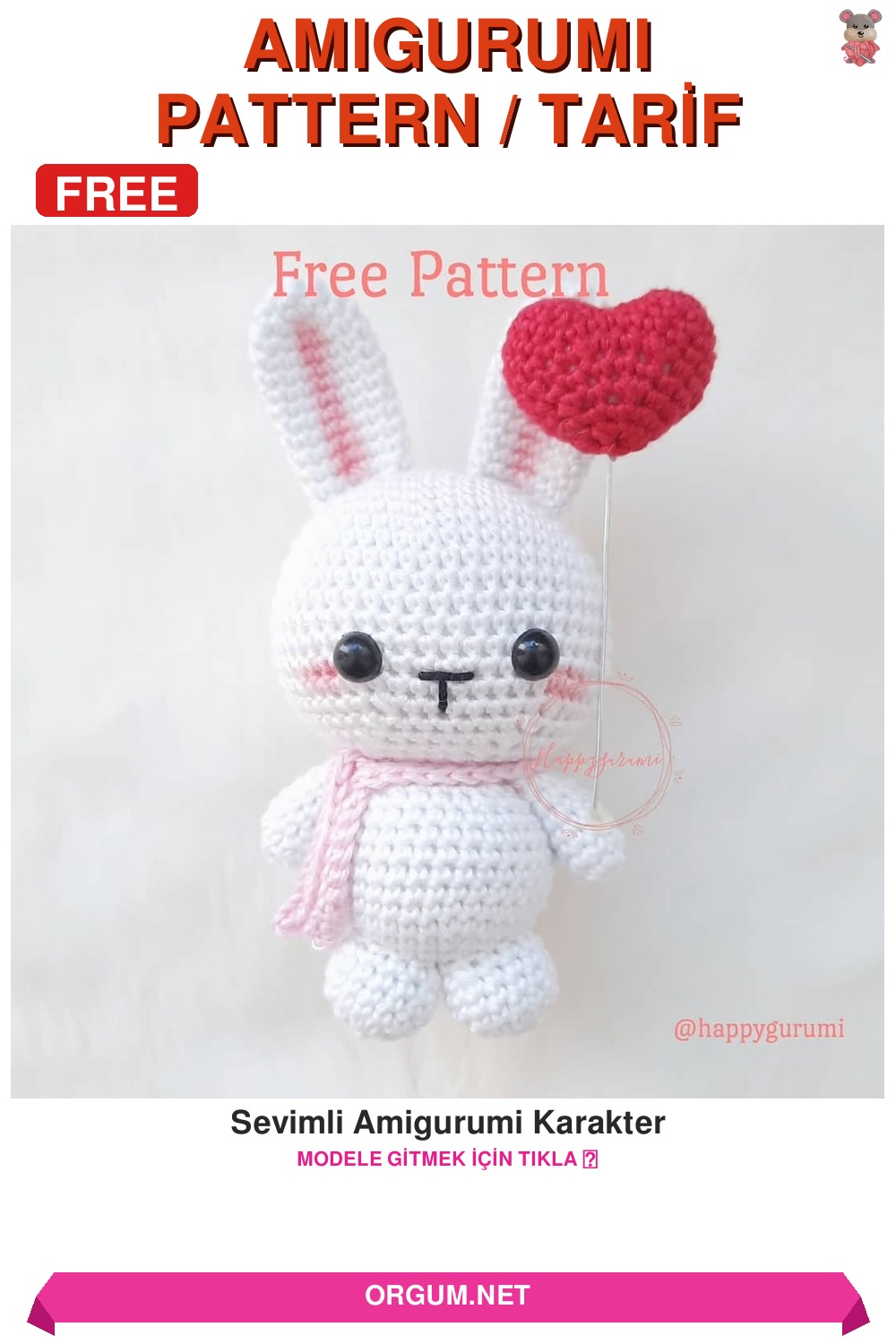 Sevimli Amigurumi Karakter Amigurumi Tarifi Pin