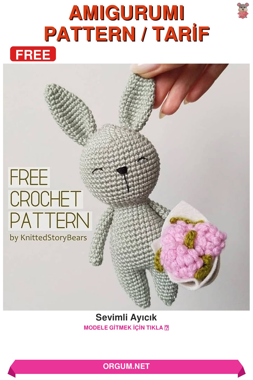 Sevimli Ayıcık Amigurumi Tarifi Pin