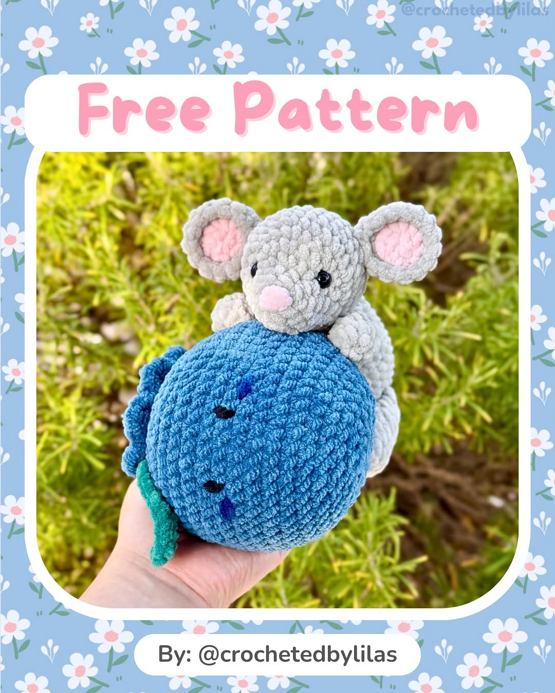 Amigurumi Yaban Mersini Fare Amigurumi