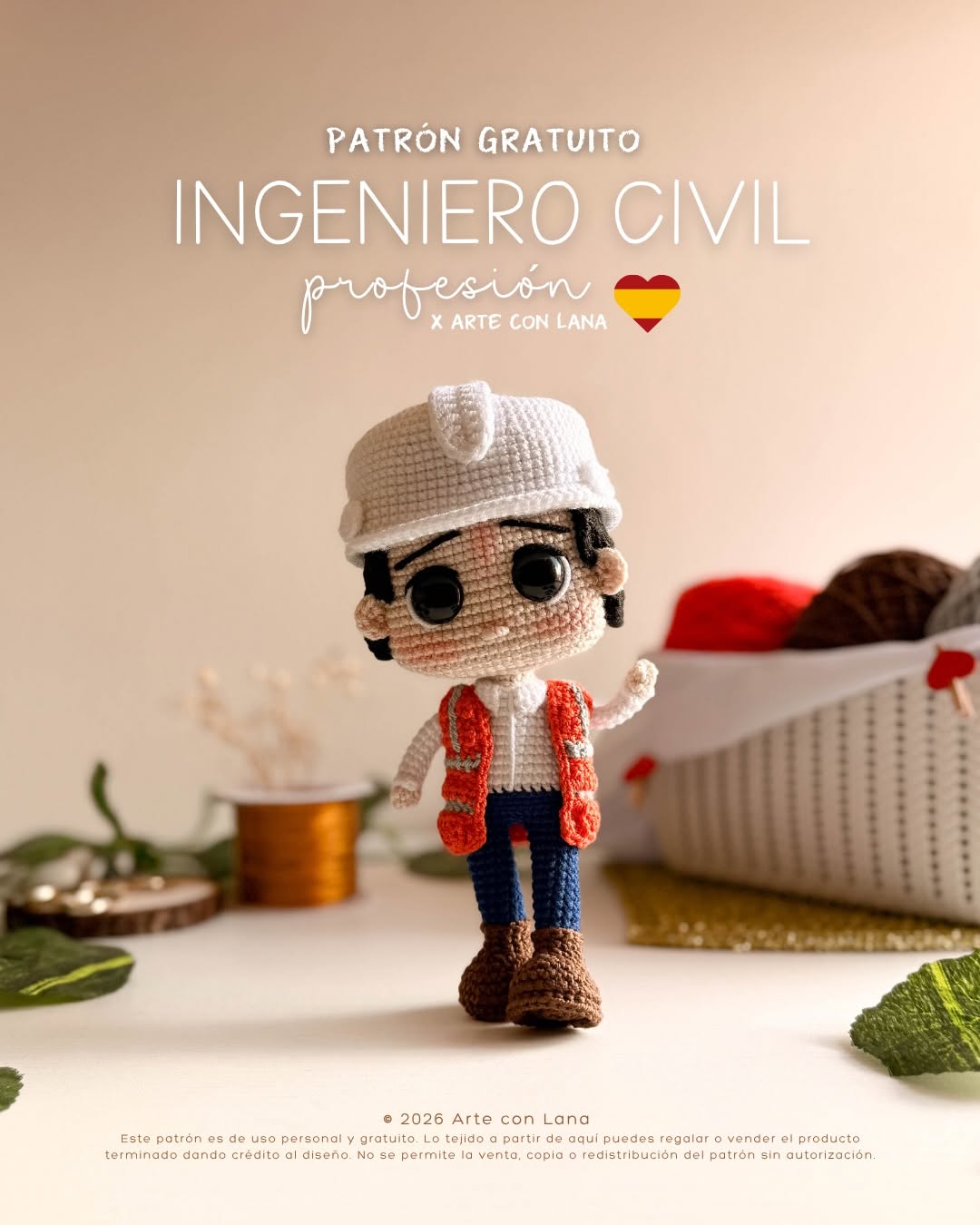 İnşaat Mühendisi Amigurumi Amigurumi