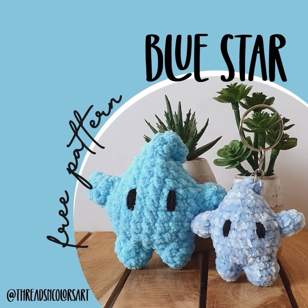 Mavi Yıldız Amigurumi Amigurumi