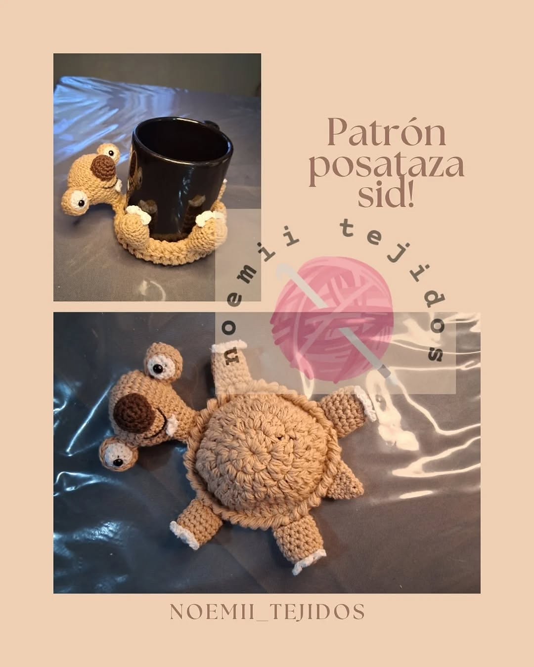 Sid Tembel Hayvan Amigurumi Amigurumi