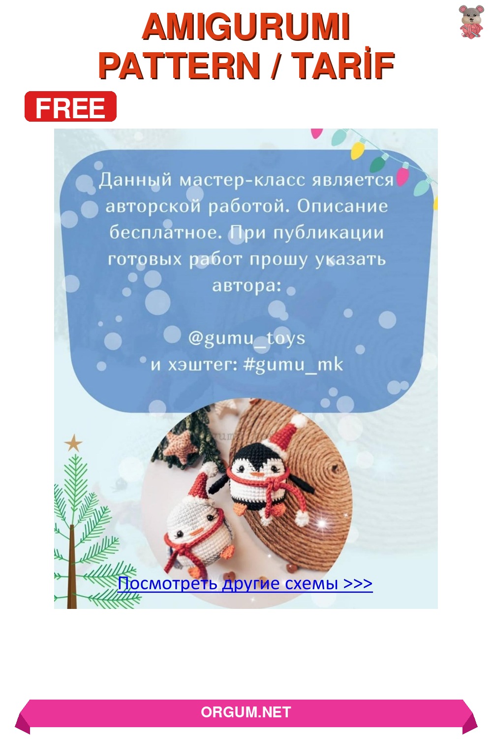 Penguen Amigurumi Tarifi Pin