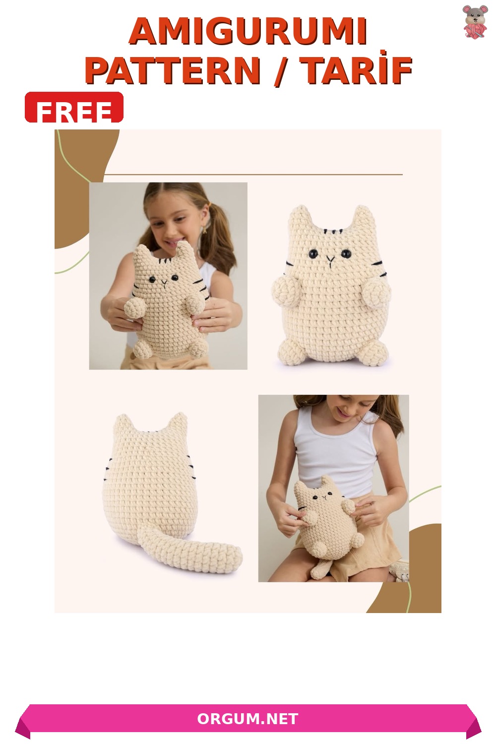 Amigurumi Ceylan Yavrusu Amigurumi Tarifi Pin