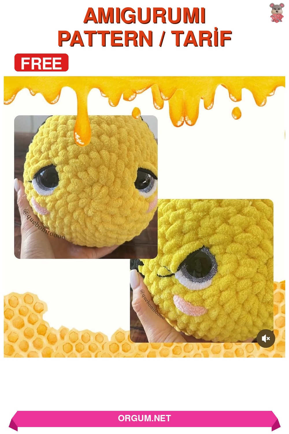 Amigurumi Arı Amigurumi Tarifi Pin