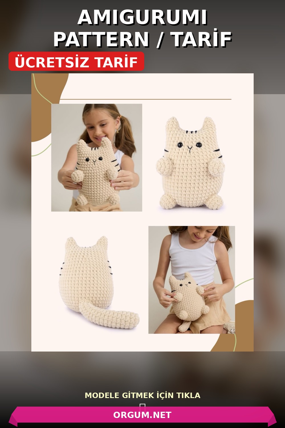 Amigurumi Ceylan Yavrusu Amigurumi Tarifi Pin