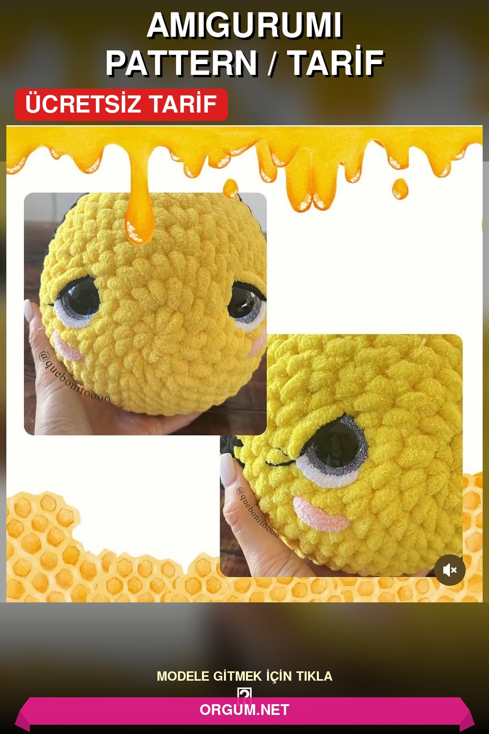 Amigurumi Arı Amigurumi Tarifi Pin