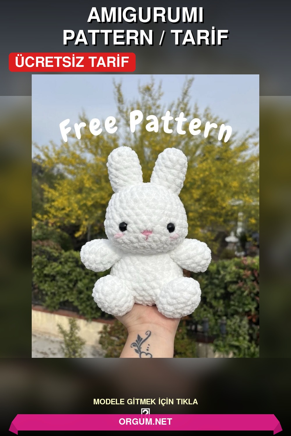 Paskalya Tavşanı Amigurumi Tarifi: Ücretsiz Ve Detaylı Anlatım 5 Paskalya Tavşanı Amigurumi Tarifi Pin