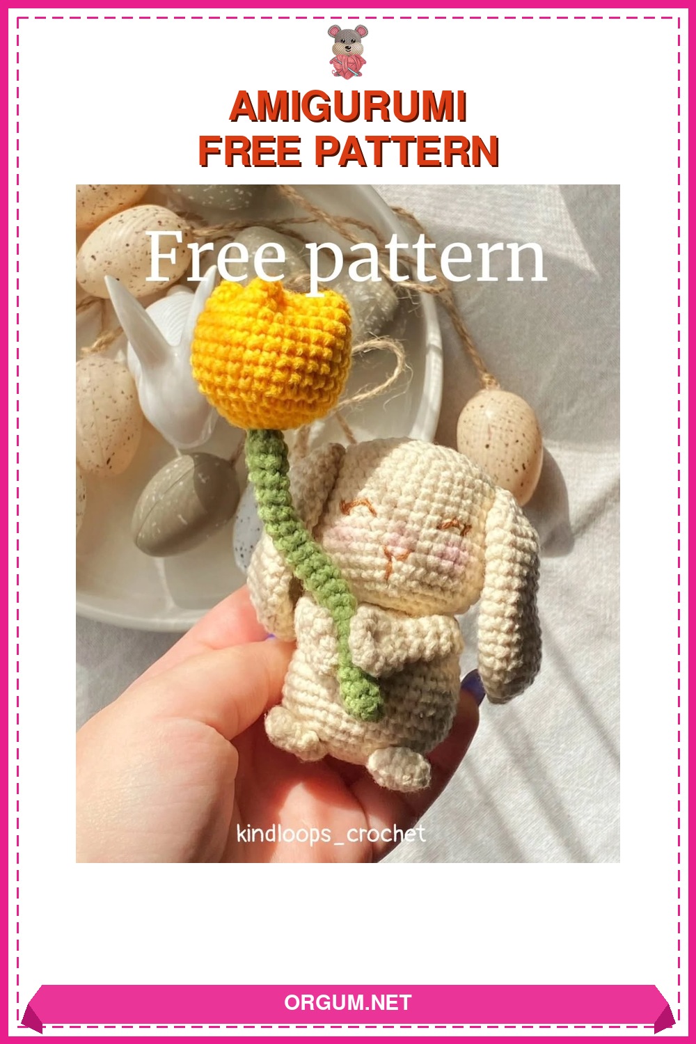 Tavşan Ve Lale Amigurumi Amigurumi Tarifi Pin