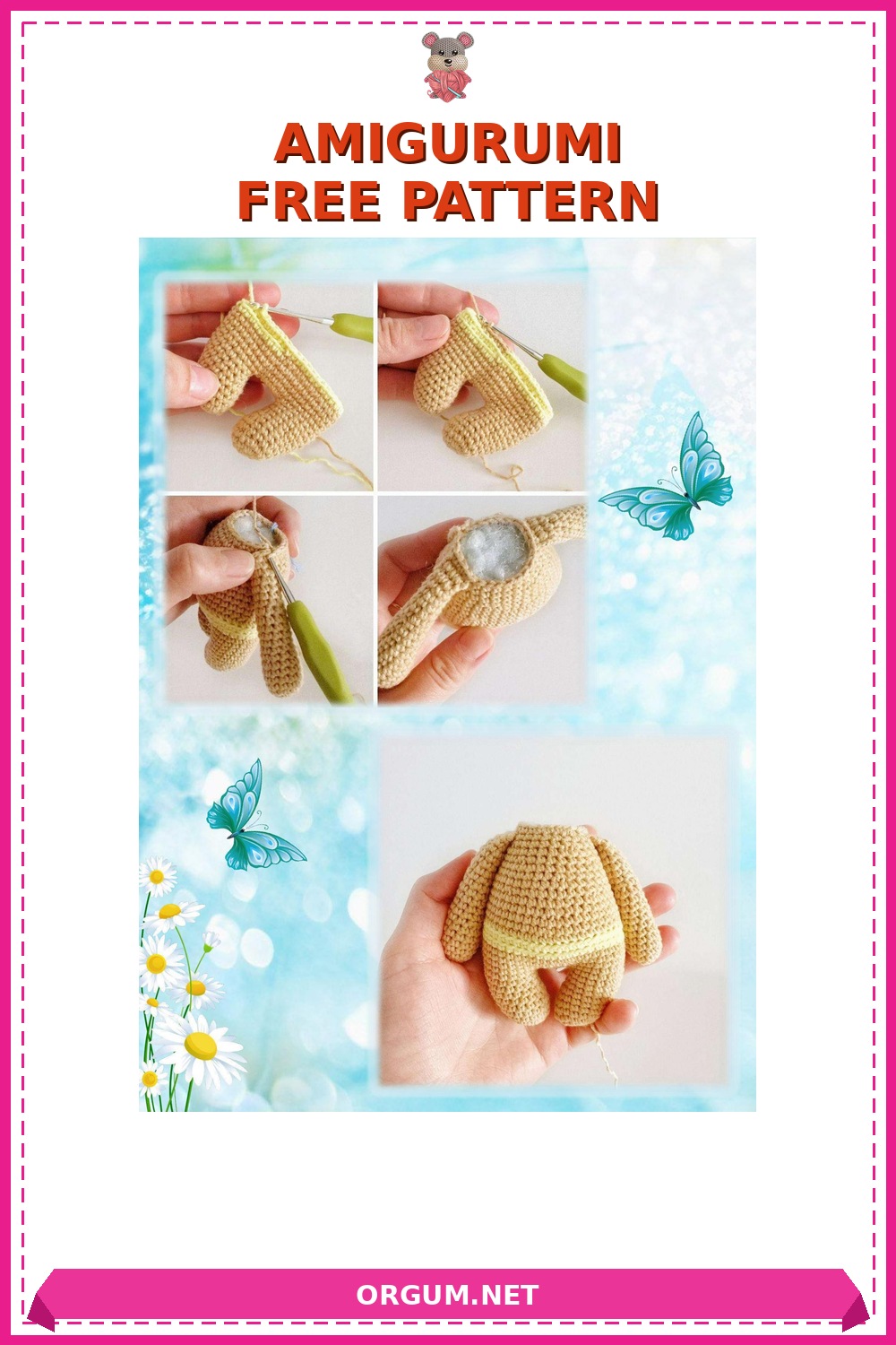 Zayuşa Tavşan Amigurumi Tarifi Pin