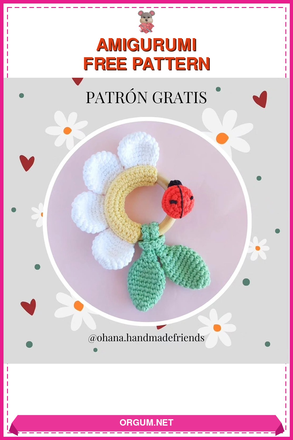 Uğur Böceği Halka Süsü Amigurumi Tarifi Pin