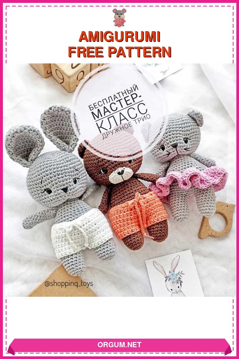 Arkadaş Üçlüsü Amigurumi Amigurumi Tarifi Pin