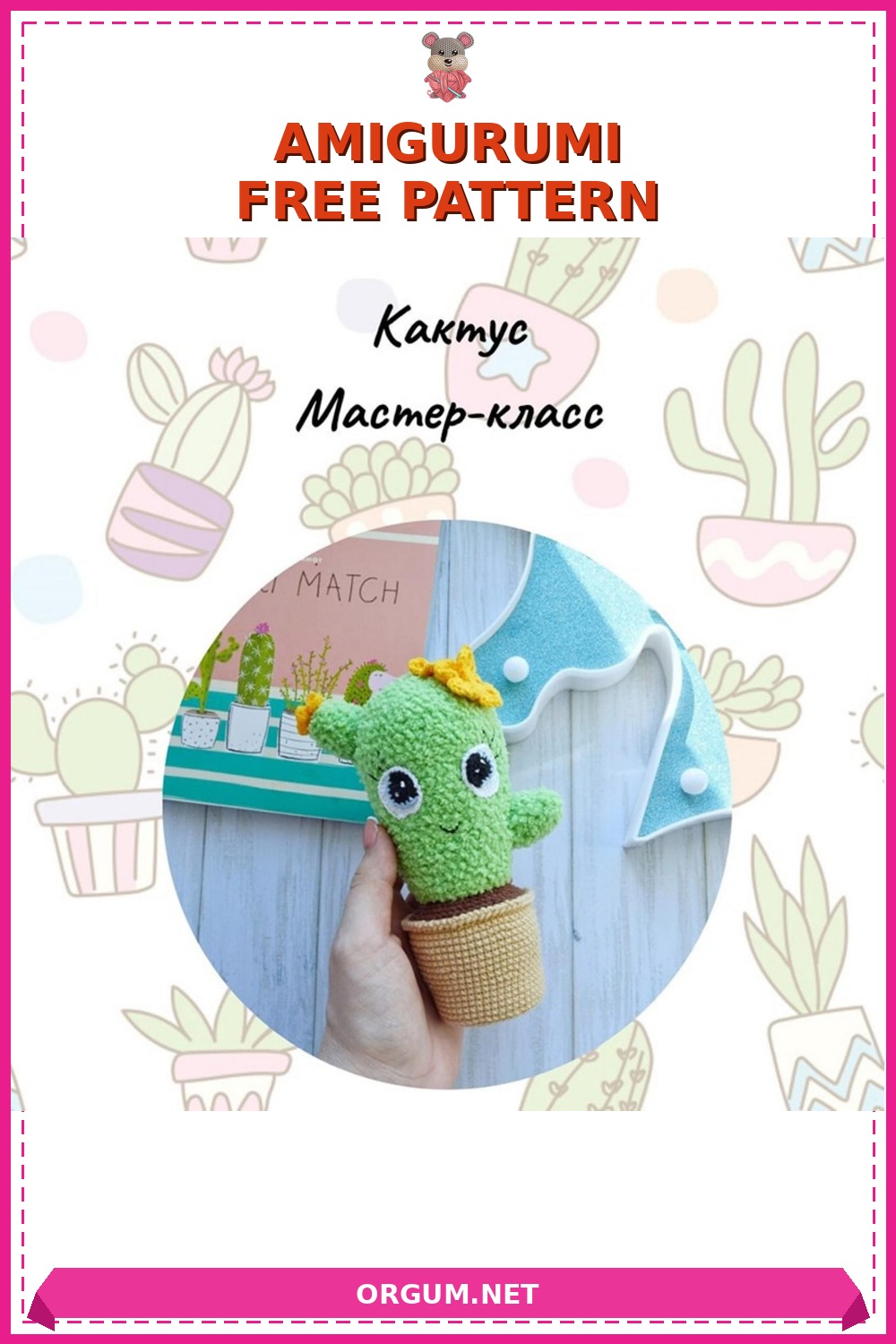 Kaktüs Amigurumi Amigurumi Tarifi Pin