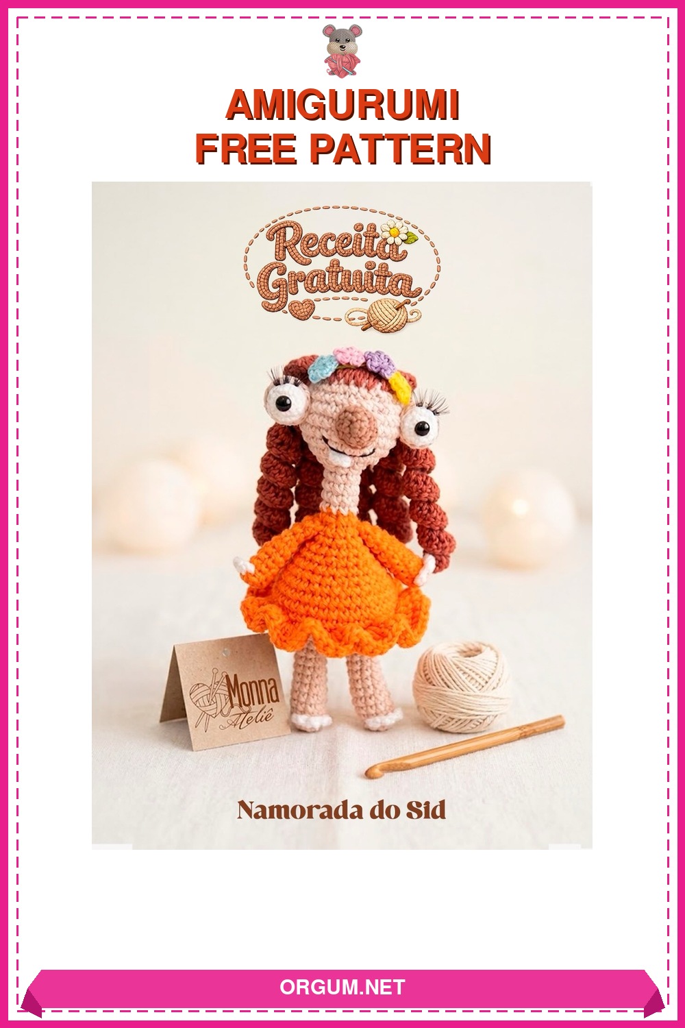 Sid'In Kız Arkadaşı Amigurumi Amigurumi Tarifi Pin