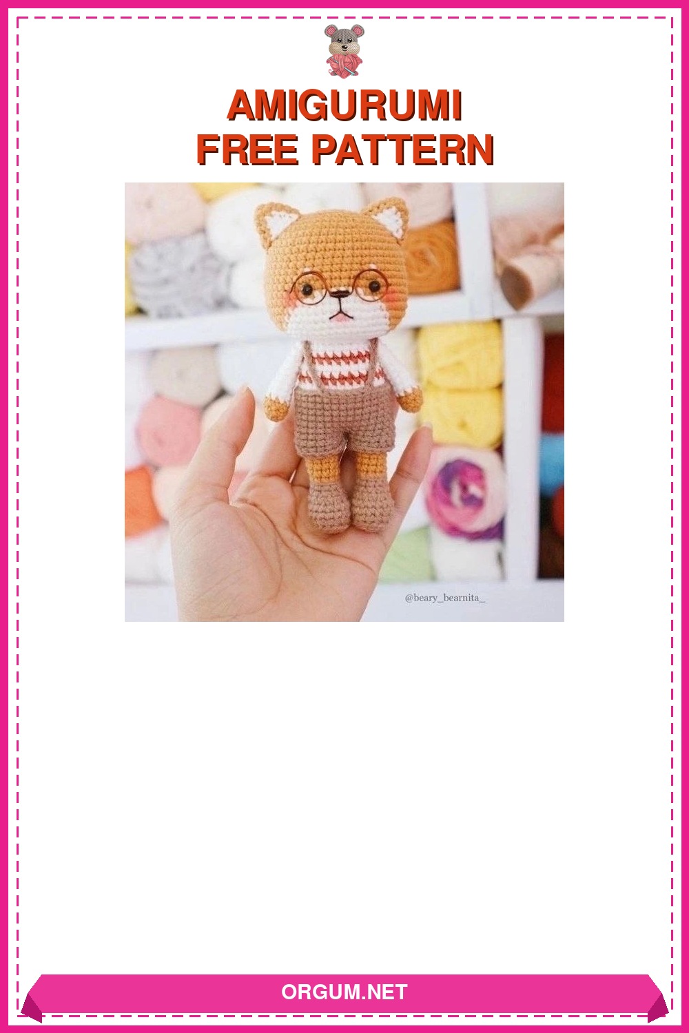 Shiba Inu Amigurumi Tarifi Pin