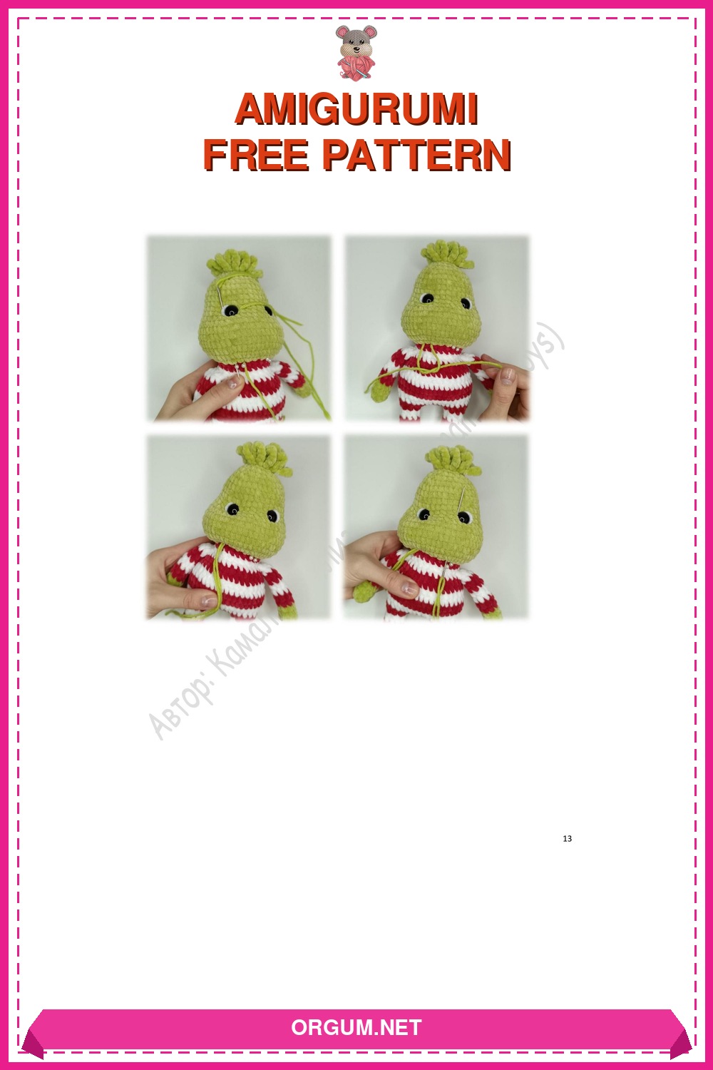 Bebek Grinchler Amigurumi Tarifi Pin