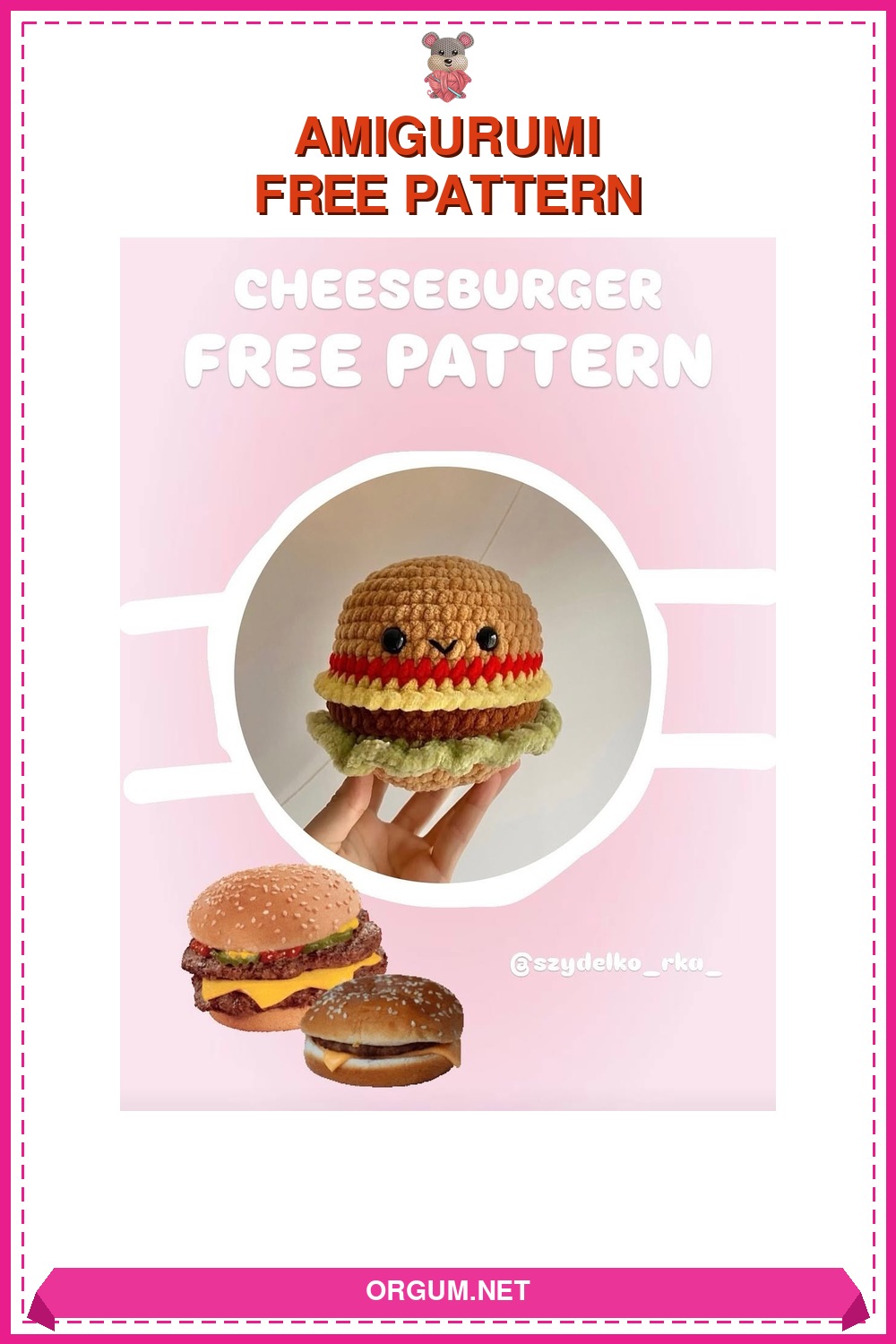 Amigurumi Burger Amigurumi Tarifi Pin