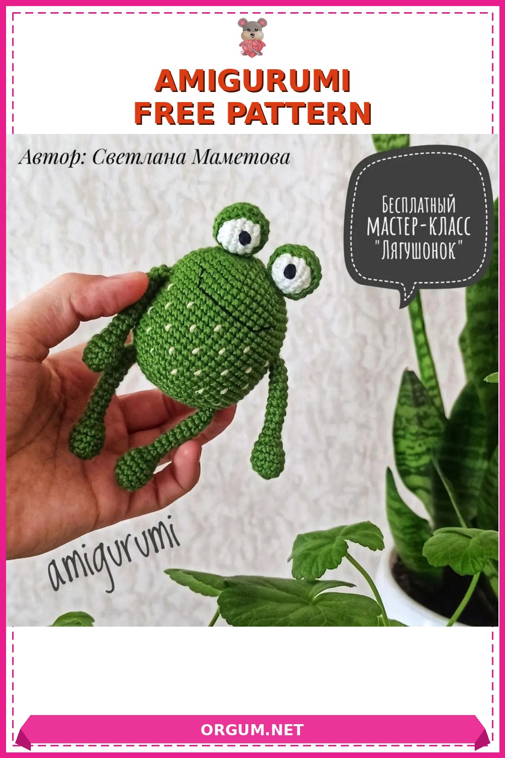 Kurbağa Amigurumi Tarifi Pin