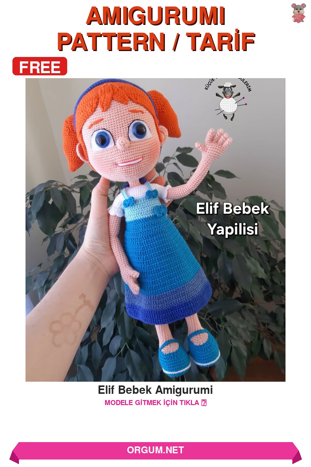 Elif Bebek Amigurumi Amigurumi Tarifi Pin