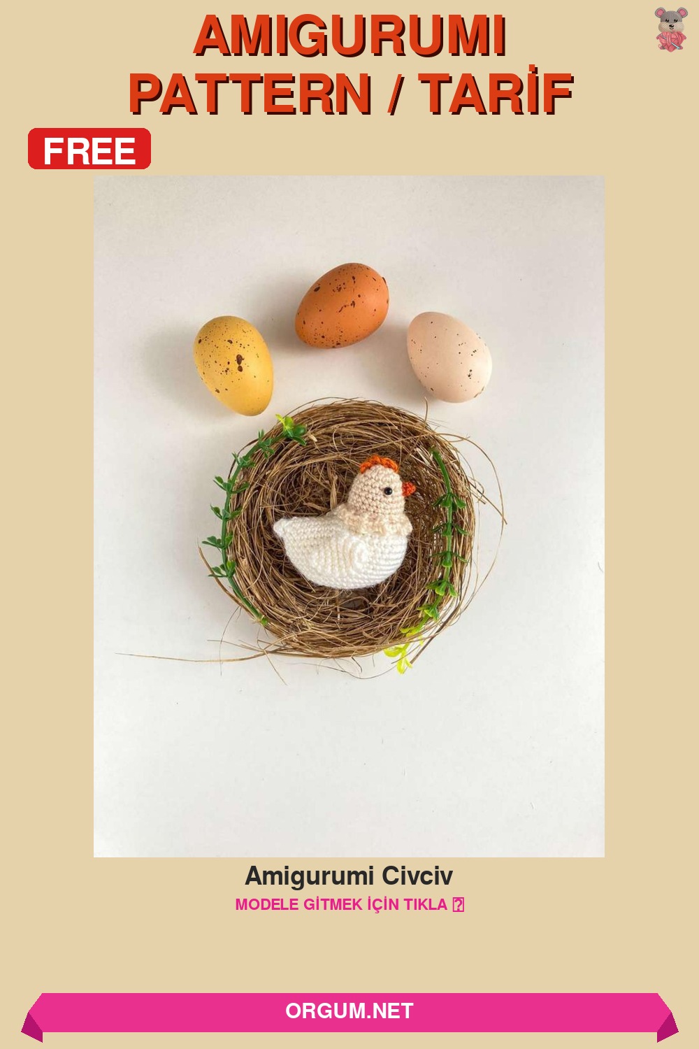 Amigurumi Civciv Amigurumi Tarifi Pin