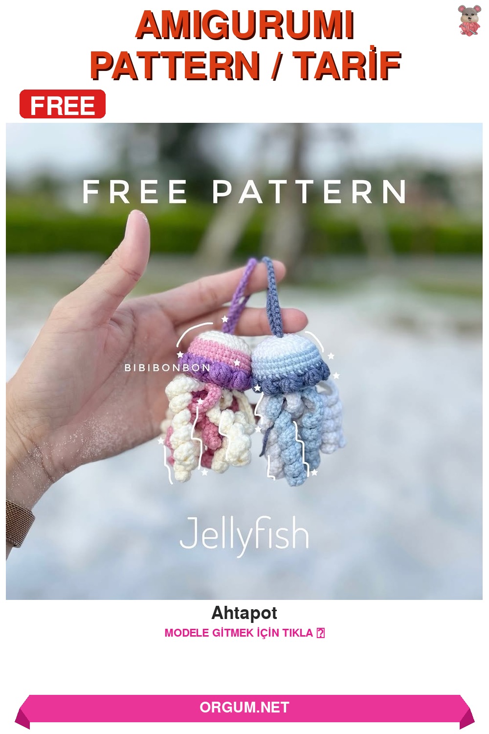 Ahtapot Amigurumi Tarifi Pin