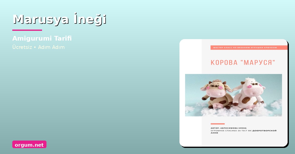 Orgum.net - Ücretsiz Örgü Modelleri Ve Amigurumi Tarifleri