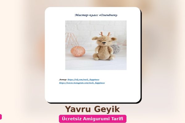 Orgum.net - Ücretsiz Örgü Modelleri Ve Amigurumi Tarifleri